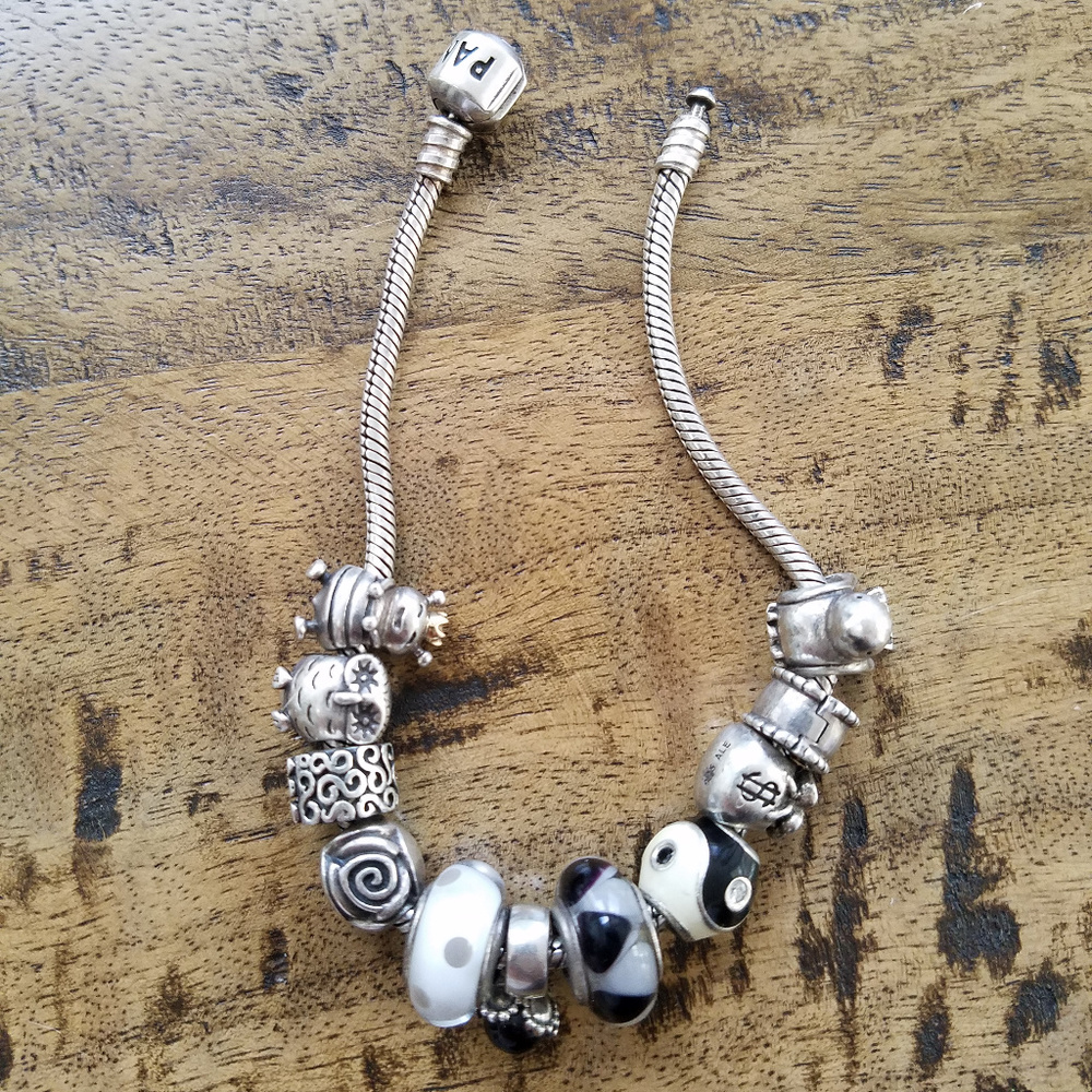 100% AUTHENTIC PANDORA SILVER BRACELET BUNDLE SET